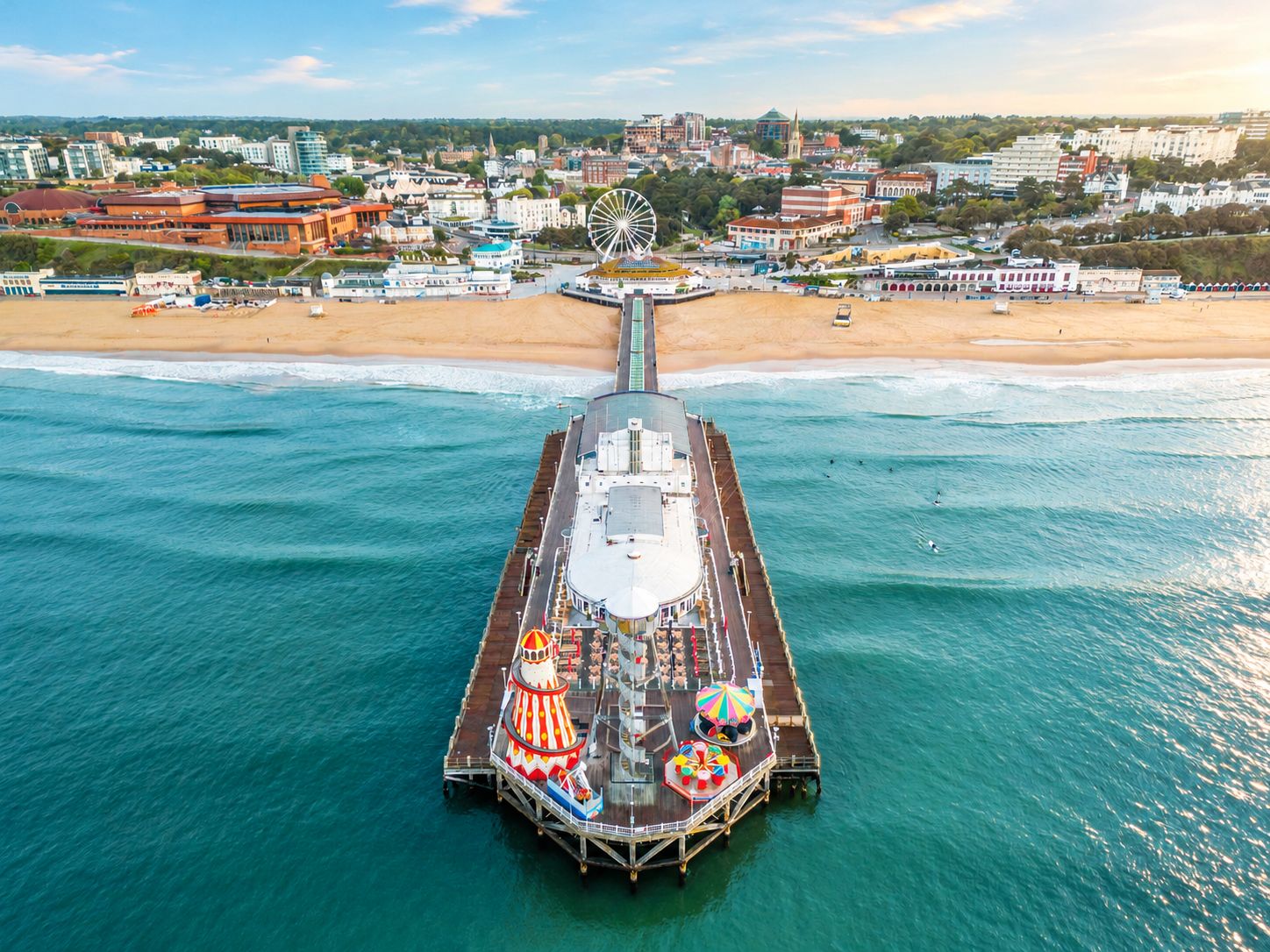 Bournemouth beach, a short drive from Riversmead